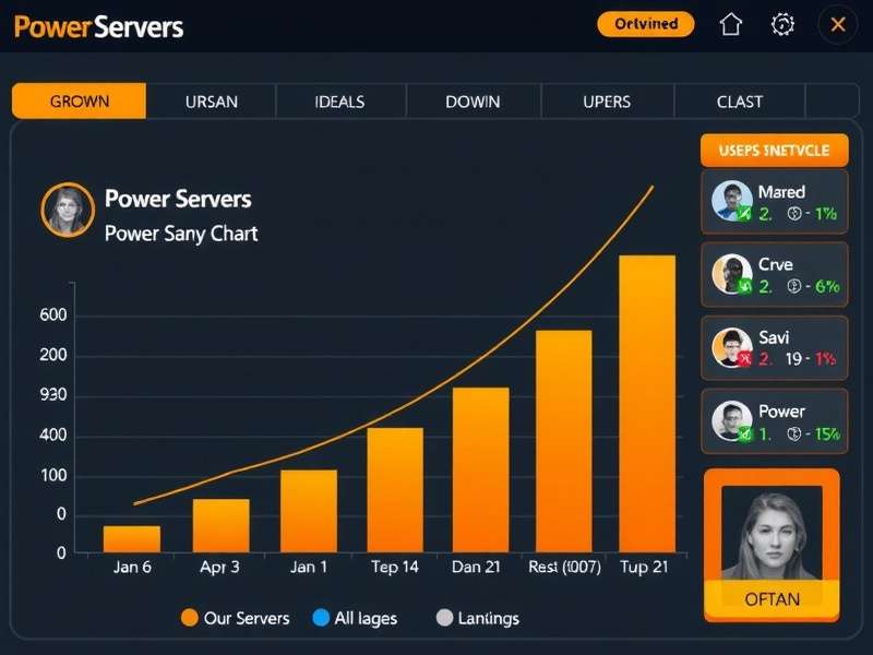 Power Servers User Growth Chart