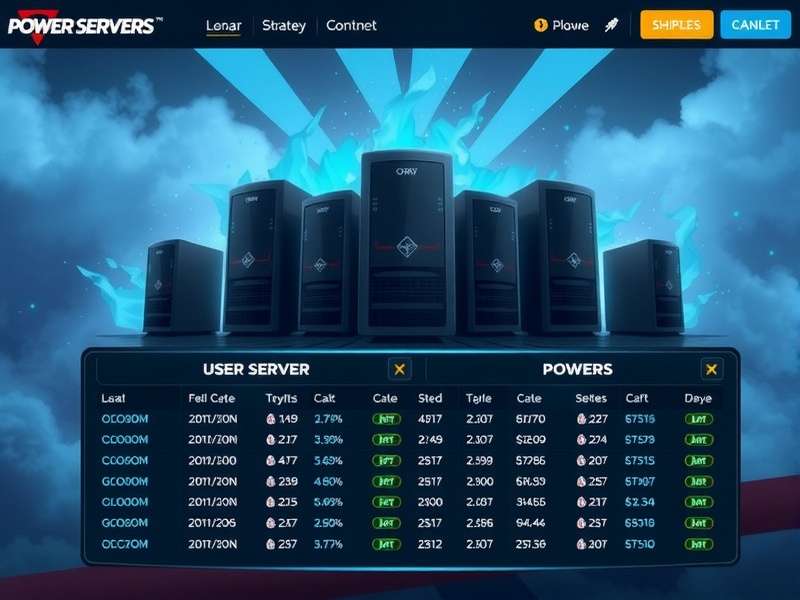 Power Servers Gaming Interface